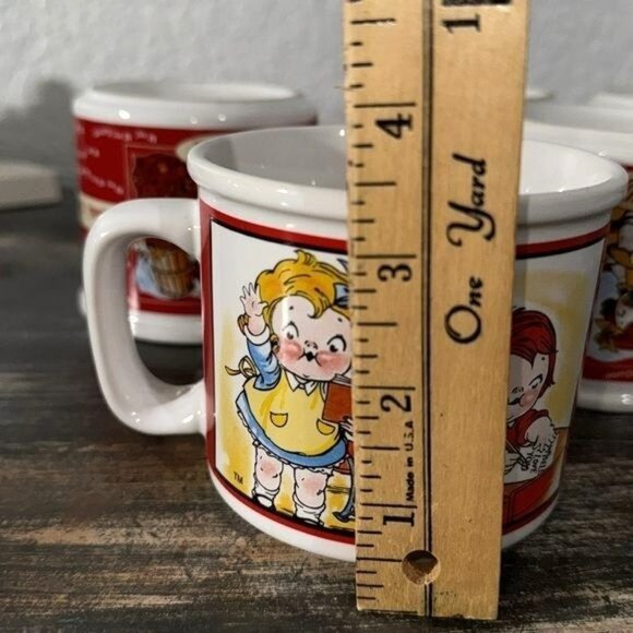 Campbells Kids Vintage Ceramic Mug Collection  5 Pc Set - Picture 13 of 13